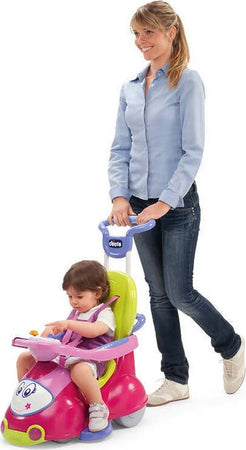 CHICCO Cavalcabile Quattro per Bambini, Macchina con Centro Attività Elettronico Removibile, Modalità di Gioco 4in1, Funzione Dondolo, Rosa, Max 20 Kg, Giochi per Bambini 9 Mesi, 3 Anni Giocattolo Sanitaria Gioia del Bimbo - Villa San Giovanni, Commerciovirtuoso.it