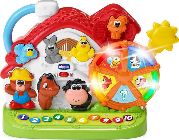 Chicco fattoria parlante bilingue italiano/inglese, fattoria con animali per bambini con luci e suoni, 3 modalità di gioco, gioco educativo elettronico - giochi bambini 1-4 anni Giochi e giocattoli/Giocattoli prima infanzia/Giochi musicali Sanitaria Gioia del Bimbo - Villa San Giovanni, Commerciovirtuoso.it