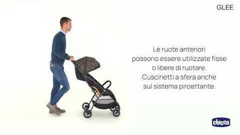 Chicco-Glee-Passeggino-Leggero-Pieghevole-Compatto-Con-Chiusura-Automatica-Ad-Una-Mano-Passeggino-Bambino-Omologato-Con-Schienale-Reclinabile-Fino-A-22kg-87x49x106cm
