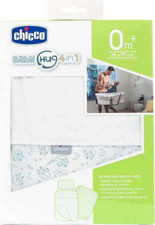 CHICCO-Lenzuola-culla-Set-2-Pezzi-BABY-HUG-Foxy