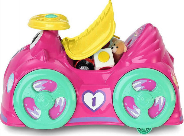 Chicco Macchina Cavalcabile per Bambini All Around Girl o Boy, Macchinina Bimba o Bimbo con Clacson che Suona, Ruote Piroettanti e Vano Portaoggetti, Rosa o Azzurro, Max 20 Kg, Giochi per Bambini Giocattoli Sanitaria Gioia del Bimbo - Villa San Giovanni, Commerciovirtuoso.it