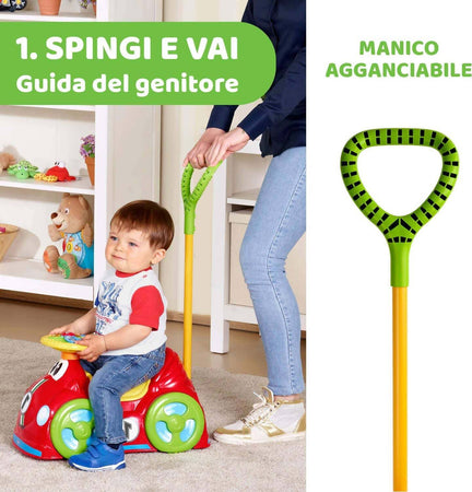 Chicco Macchina Cavalcabile per Bambini All Around, Macchinina Bimba o Bimbo con Clacson che Suona, Ruote Piroettanti e Vano Portaoggetti, Rosso, Max 20 Kg, Giochi per Bambini 1-3 Anni Giocattolo Sanitaria Gioia del Bimbo - Villa San Giovanni, Commerciovirtuoso.it