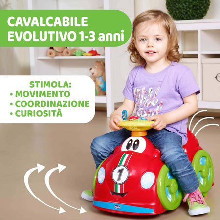 Chicco Macchina Cavalcabile per Bambini All Around, Macchinina Bimba o Bimbo con Clacson che Suona, Ruote Piroettanti e Vano Portaoggetti, Rosso, Max 20 Kg, Giochi per Bambini 1-3 Anni Giocattolo Sanitaria Gioia del Bimbo - Villa San Giovanni, Commerciovirtuoso.it