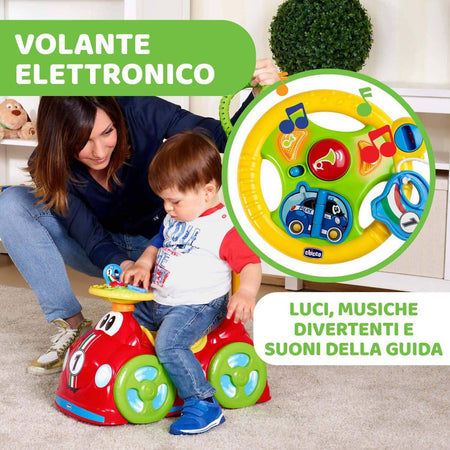 Chicco Macchina Cavalcabile per Bambini All Around, Macchinina Bimba o Bimbo con Clacson che Suona, Ruote Piroettanti e Vano Portaoggetti, Rosso, Max 20 Kg, Giochi per Bambini 1-3 Anni Giocattolo Sanitaria Gioia del Bimbo - Villa San Giovanni, Commerciovirtuoso.it
