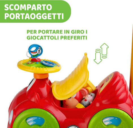 Chicco Macchina Cavalcabile per Bambini All Around, Macchinina Bimba o Bimbo con Clacson che Suona, Ruote Piroettanti e Vano Portaoggetti, Rosso, Max 20 Kg, Giochi per Bambini 1-3 Anni Giocattolo Sanitaria Gioia del Bimbo - Villa San Giovanni, Commerciovirtuoso.it