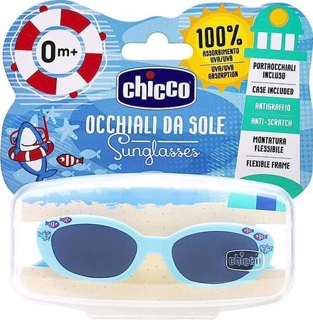 Chicco Occhiale Da Sole Bimbo Azzurri Con Pesci 0+ M Lenti Antigraffio E Montatura Flessibile Porta Occhiali Incluso Moda/Prima infanzia/Abbigliamento/Accessori per bambino/Occhiali da sole Sanitaria Gioia del Bimbo - Villa San Giovanni, Commerciovirtuoso.it