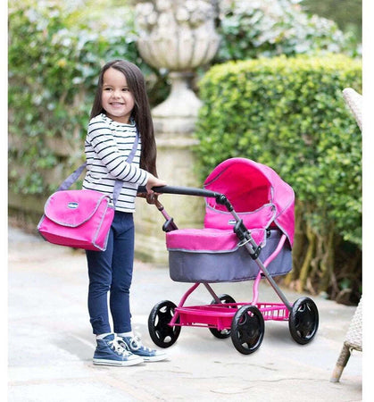 Chicco Passeggino per Bambole Mini Urban Rosa con Borsa Portaoggetti Idea Regalo
