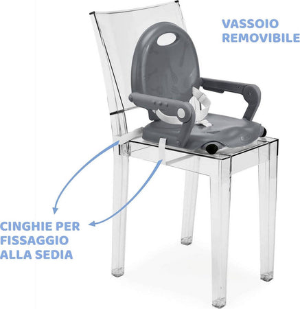 CHICCO Pocket Snack Rialzo Sedia per Bambini 6 Mesi - 3 Anni (15 kg), Seggiolino Pappa Alzasedia da Tavolo Portatile e Regolabile, con Chiusura Compatta e Vassoio Rimovibile - vari colori, saffron, giallo, dark grey, grigio, violetta, sage Prima infanzia/Allattamento e pappa/Seggioloni sedili e accessori/Rialzi sedia Sanitaria Gioia del Bimbo - Villa San Giovanni, Commerciovirtuoso.it