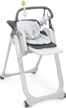 Chicco-Polly-Magic-Relax-Seggiolone-Pappa-Per-0-Mesi---3-Anni-(15-Kg),-Regolabile-4-Ruote,-Reclinabile-A-Sdraietta,-Chiusura-Compatta,-Barra-Gioco-E-Cuscino-Riduttore-colore-Grey-Melange