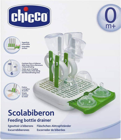 Chicco Scolabiberon Chicco, Bianco E Verde Prima infanzia/Allattamento e pappa/Allattamento con biberon/Rastrelliere asciuga biberon Sanitaria Gioia del Bimbo - Villa San Giovanni, Commerciovirtuoso.it