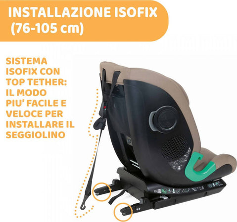 Chicco Seggiolino Auto Myseat I-Size Isofix Omologato I-Size Ece R129/03 Gruppi 1/2/3 per Bambini Fino a 150cm Con Poggiastesta Regolabile Prima infanzia/Seggiolini auto e accessori/Seggiolini auto Sanitaria Gioia del Bimbo - Villa San Giovanni, Commerciovirtuoso.it