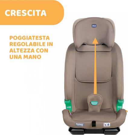 Chicco Seggiolino Auto Myseat I-Size Isofix Omologato I-Size Ece R129/03 Gruppi 1/2/3 per Bambini Fino a 150cm Con Poggiastesta Regolabile Prima infanzia/Seggiolini auto e accessori/Seggiolini auto Sanitaria Gioia del Bimbo - Villa San Giovanni, Commerciovirtuoso.it