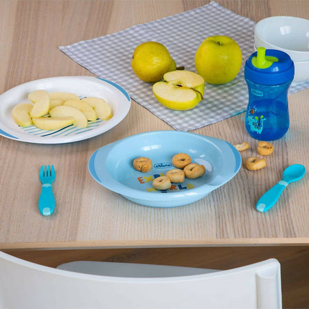 Chicco Set Pappa 12 M+ Bimba Rosa Bimbo Azzurro Blu Con Training Cup Posate 2 Piatti Prima infanzia/Allattamento e pappa/Stoviglie/Set di stoviglie Sanitaria Gioia del Bimbo - Villa San Giovanni, Commerciovirtuoso.it