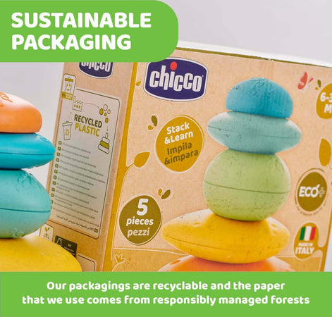 Chicco Stone Balance, Gioco Impilabile Con 5 Pietre Di Colori, Forme E Dimensioni Diverse, Realizzato In Plastica Riciclata, Made In Italy - Giochi Educativi 6 Mesi - 3 Anni Giochi e giocattoli/Costruzioni/Blocchi impilabili Sanitaria Gioia del Bimbo - Villa San Giovanni, Commerciovirtuoso.it
