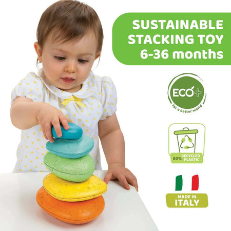 Chicco Stone Balance, Gioco Impilabile Con 5 Pietre Di Colori, Forme E Dimensioni Diverse, Realizzato In Plastica Riciclata, Made In Italy - Giochi Educativi 6 Mesi - 3 Anni Giochi e giocattoli/Costruzioni/Blocchi impilabili Sanitaria Gioia del Bimbo - Villa San Giovanni, Commerciovirtuoso.it