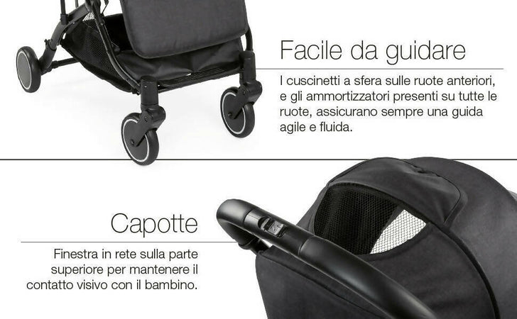 Chicco-Trolley-Me-Passeggino-Leggero-Da-0-Mesi-A-15-Kg,-Passeggino-Reclinabile-E-Pieghevole-Con-Funzione-Trolley,-Chiusura-Compatta,-Parapioggia-E-Cappottina-Estendibile,-Portata-Massima-18-Kg,-Tre-Colori,-Lime,-Calypso-Blue,-Stone