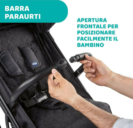 Chicco-Trolley-Me-Passeggino-Leggero-Da-0-Mesi-A-15-Kg,-Passeggino-Reclinabile-E-Pieghevole-Con-Funzione-Trolley,-Chiusura-Compatta,-Parapioggia-E-Cappottina-Estendibile,-Portata-Massima-18-Kg,-Tre-Colori,-Lime,-Calypso-Blue,-Stone