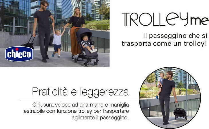 Chicco-Trolley-Me-Passeggino-Leggero-Da-0-Mesi-A-15-Kg,-Passeggino-Reclinabile-E-Pieghevole-Con-Funzione-Trolley,-Chiusura-Compatta,-Parapioggia-E-Cappottina-Estendibile,-Portata-Massima-18-Kg,-Tre-Colori,-Lime,-Calypso-Blue,-Stone