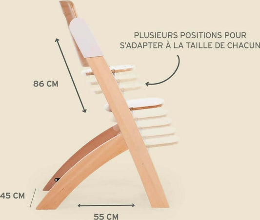 Childhome-Seggiolone-Evosit,-Per-Bambini-Evolutivo:-Da-0-Mesi-A-85-Kg,-Tavoletta-Inclusa,-Legno-Di-Faggio,-Barra-Di-Rotolamento,-Imbracatura-Di-Sicurezza-A-5-Punti,-In-Omaggio-Cuscino-A-Scelta