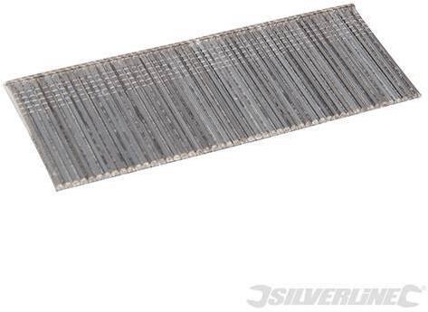 Chiodi Punti di finitura con calibro 16 per chiodatrici Silverline 2500 pz