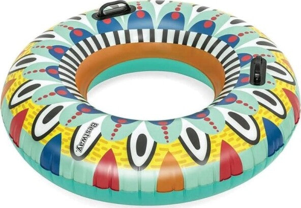 Ciambella-Salvagente-Flirty-Fiesta-107cm-Con-2-Maniglie-Rinforzate-Piscina-36294