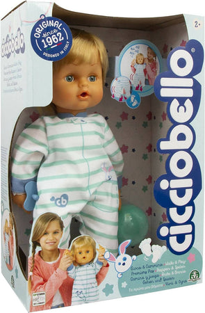 Cicciobello Gioca E Cammina Impara Cicciobello Bambolotto Primi Passi Con Te Fa Teneri Versetti Con Ciuccio E Pallina, Per Bambine A Partire Dai 2 Anni, Giochi Preziosi, Ccb84000