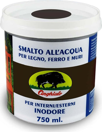 CINGHIALE---SMALTO-ALL'ACQUA-MARRONE-0,75-LT