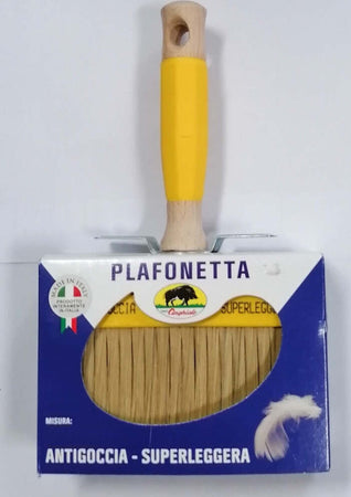 CINGHIALE--PLAFONETTA-SETOLA-BIONDA-CM-70x30-MANICO-LEGNO/GOMMA