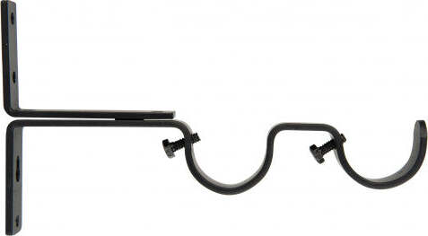 CINTACOR---1-SUPPORTO-A-PARETE-DOPPIO-28/28mm-NERO