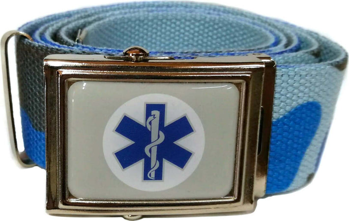 Cintura Canapa Soccorso Sanitario Croce Esculapio Asclepio Cintura Simbolo Internazionale Del Soccorso Moda/Abbigliamento specifico/Abbigliamento da lavoro e divise/Uniformi e camici sanitari/Accessori Il Distintivo - Pesaro, Commerciovirtuoso.it
