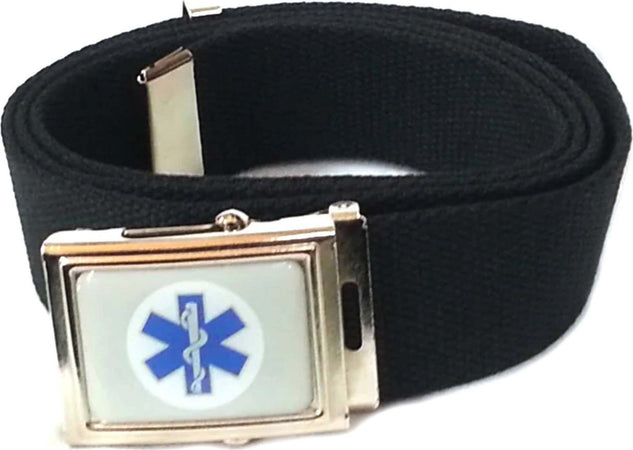 Cintura Canapa Soccorso Sanitario Croce Esculapio Asclepio Cintura Simbolo Internazionale Del Soccorso Moda/Abbigliamento specifico/Abbigliamento da lavoro e divise/Uniformi e camici sanitari/Accessori Il Distintivo - Pesaro, Commerciovirtuoso.it