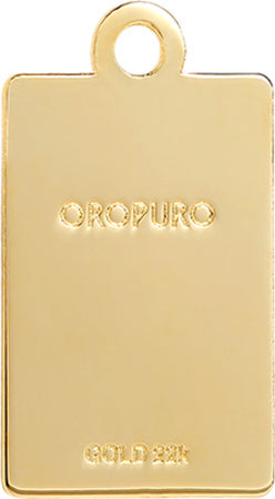 Ciondolo Rettangolo Unisex Oropuro Cpgr