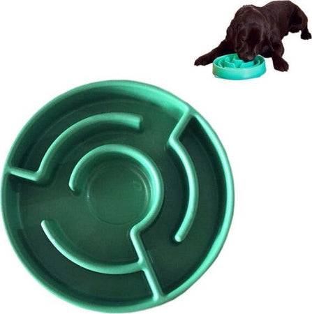 Ciotola-Labirinto-Plastica-Per-Cocker-Cane-Gatto-Animali-Domestici-Mangiatoia