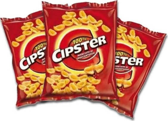 50 pacchetti Cipster patatine monoporzione 21 gr confezione 50 pz snack Non solo caffè online - Albano Laziale, Commerciovirtuoso.it