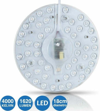 Circolina Led Disco Calamita Sostituzione Neon Plafoniera Luce Bianca 18w 1620lm Illuminazione/Lampadine/Lampadine a LED Trade Shop italia - Napoli, Commerciovirtuoso.it