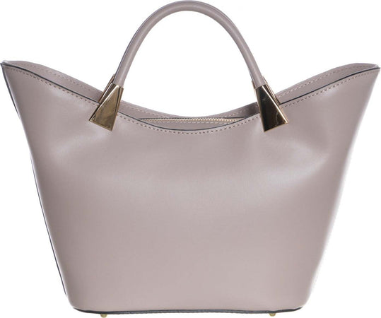 Clara---Borsa-da-Donna-Beige-In-Vera-Pelle