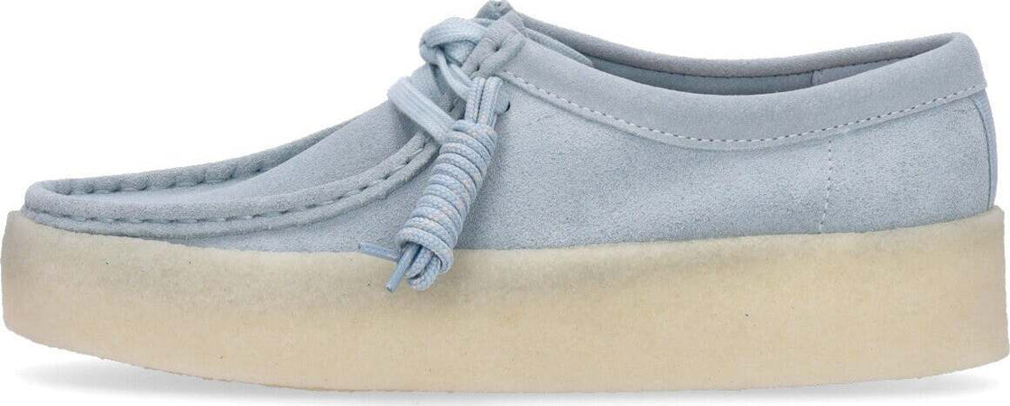 CLARKS-Scarpa-Lifestyle-Donna-W-Wallabee-Cup-Blue-Suede-da-donna
