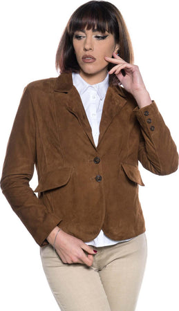 Classic-712---Giacca-Donna-Cuoio-in-vera-pelle-camoscio