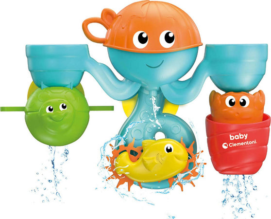 Clementoni animali polipo bagnetto, multicolore, 17458 gioco bagnetto per bambini bambine neonati rilassante divertente Prima infanzia/Igiene e benessere/Bagnetto/Giochi per il bagnetto Sanitaria Gioia del Bimbo - Villa San Giovanni, Commerciovirtuoso.it