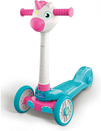 Clementoni Baby Unicorn Push Scooter Monopattino Bambina Unicorno Con Manubrio