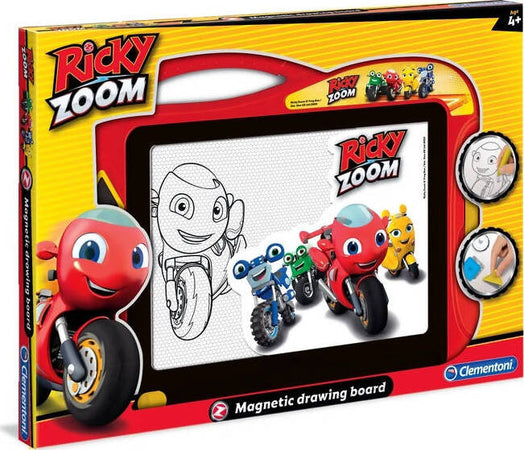 Clementoni Magnetica-Ricky Zoom-Lavagna per disegnare, 4 Anni+, 18607 Rossa Giocattoli Sanitaria Gioia del Bimbo - Villa San Giovanni, Commerciovirtuoso.it