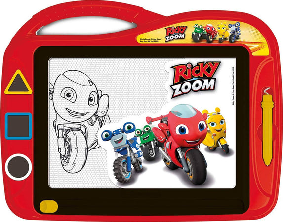 Clementoni Magnetica-Ricky Zoom-Lavagna per disegnare, 4 Anni+, 18607 Rossa Giocattoli Sanitaria Gioia del Bimbo - Villa San Giovanni, Commerciovirtuoso.it