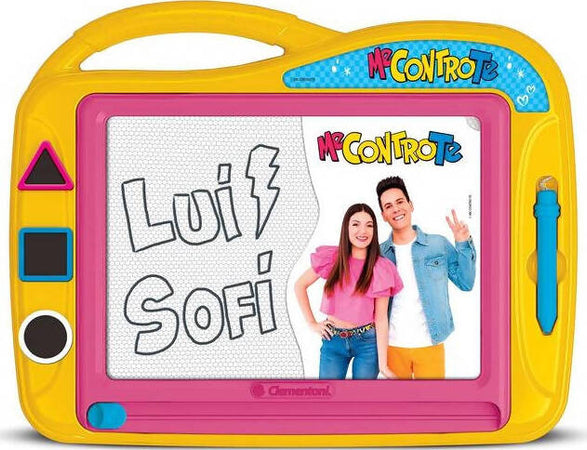 CLEMENTONI Me Contro Te Lavagna Magnetica, Lavagna cancellabile, tavola da Disegno, lavagnetta per Scrivere e disegnare, Bambini 4 Anni+, Multicolore, 18619 Giocattoli Sanitaria Gioia del Bimbo - Villa San Giovanni, Commerciovirtuoso.it