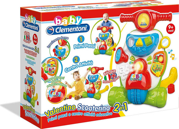 Clementoni Valentina Scooterina Primi Passi, 9+ Mesi, Multicolore Rosa 17089 Giochi e giocattoli/Giocattoli prima infanzia/Giochi per attività motorie/Giochi trainabili Sanitaria Gioia del Bimbo - Villa San Giovanni, Commerciovirtuoso.it