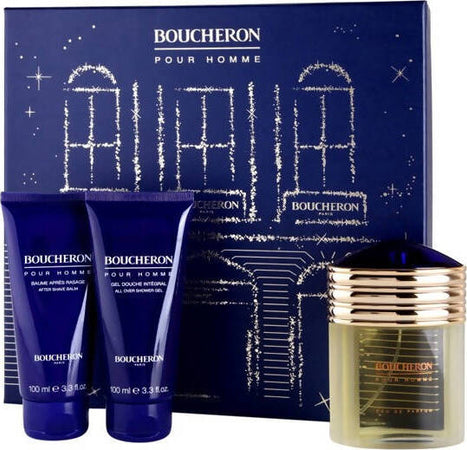 Cofanetto Uomo Boucheron Produmo Uomo Edp 100 Ml + After Shave 100 Ml + Gel Duc 100 Ml Boucheron Pour Homme confezione regalo SG Store - Nicosia, Commerciovirtuoso.it