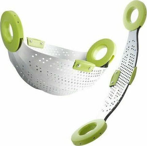COLAPASTA-SCOLAPASTA-PIEGHEVOLE-VAPORIERA-COLA-PASTA-CUCINA-CAMPEGGIO-MARE