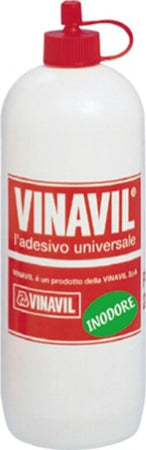 Colla vinilica Vinavil - 250 gr - bianco - Vinavil Cancelleria e prodotti per ufficio/Archivio ufficio e accessori per scrivania/Nastri colle elastici e graffette/Adesivi e colle/Adesivi spray Eurocartuccia - Pavullo, Commerciovirtuoso.it