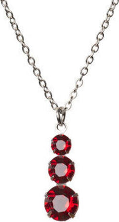 COLLANA CON CIONDOLO CRISTALLI DI SWAROVSKI ROSSO Moda/Donna/Gioielli/Collane Scontolo.net - Potenza, Commerciovirtuoso.it