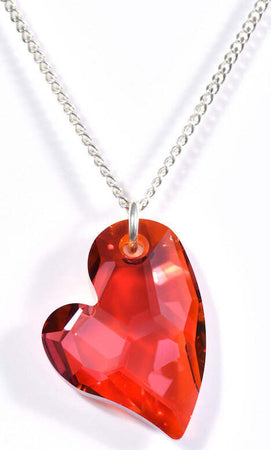 Collana Con Pendente Manish Arora Acciaio Cristallo Swarovski Rosso Moda/Donna/Gioielli/Collane Scontolo.net - Potenza, Commerciovirtuoso.it
