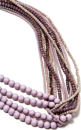 Collana Donna Multifili Bigiotteria Viola Elegante Vetro Cristallo Bijou Luminoso Viola Ametista Boules 50cm Chiusura a Moschettone Oro. Collana You Store - Messina, Commerciovirtuoso.it